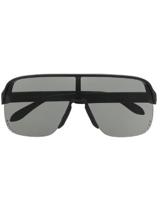 Alexander McQueen Eyewear visor-frame Sunglasses - Farfetch