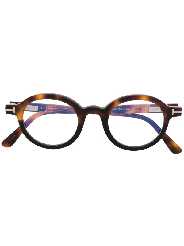 Tom ford top round frame glasses