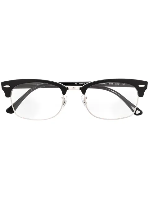 Ray-Ban Clubmaster rectangle frame glasses