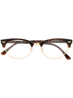 ray ban oval optics