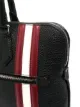 Bally شنطة لابتوب بأطراف مخططة