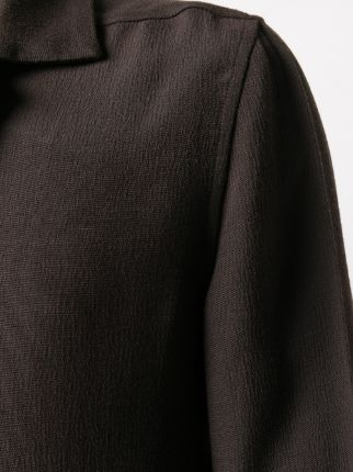 long sleeve concealed placket shirt展示图