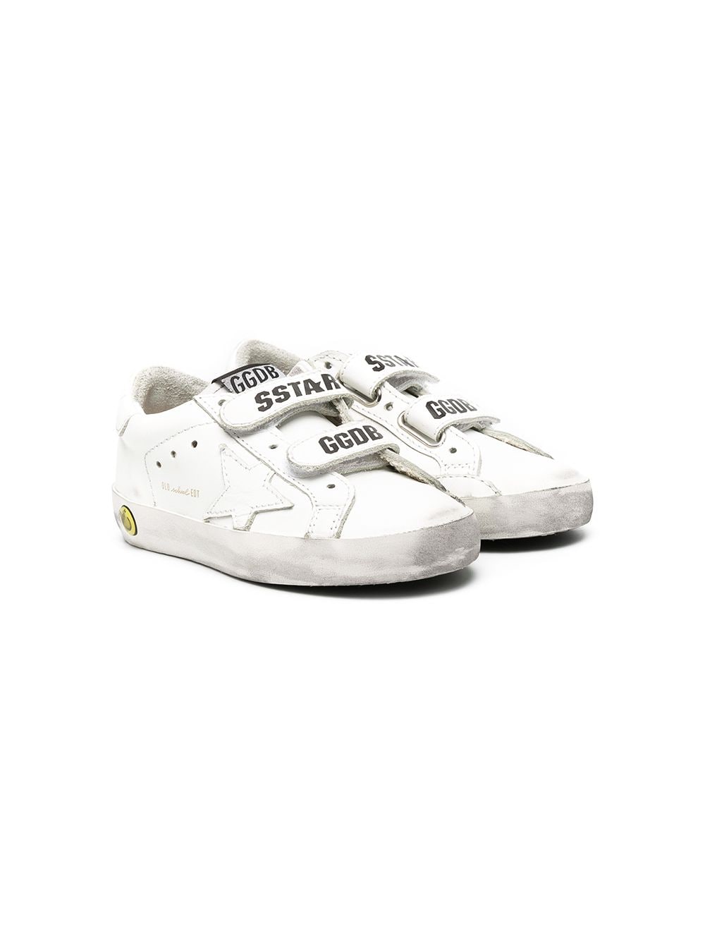 Image 1 of Golden Goose Kids Superstar touch strap sneakers