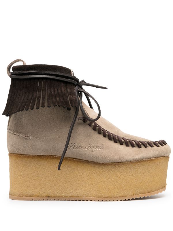 platform wallabees