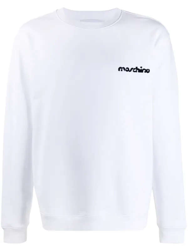 moschino white sweatshirt