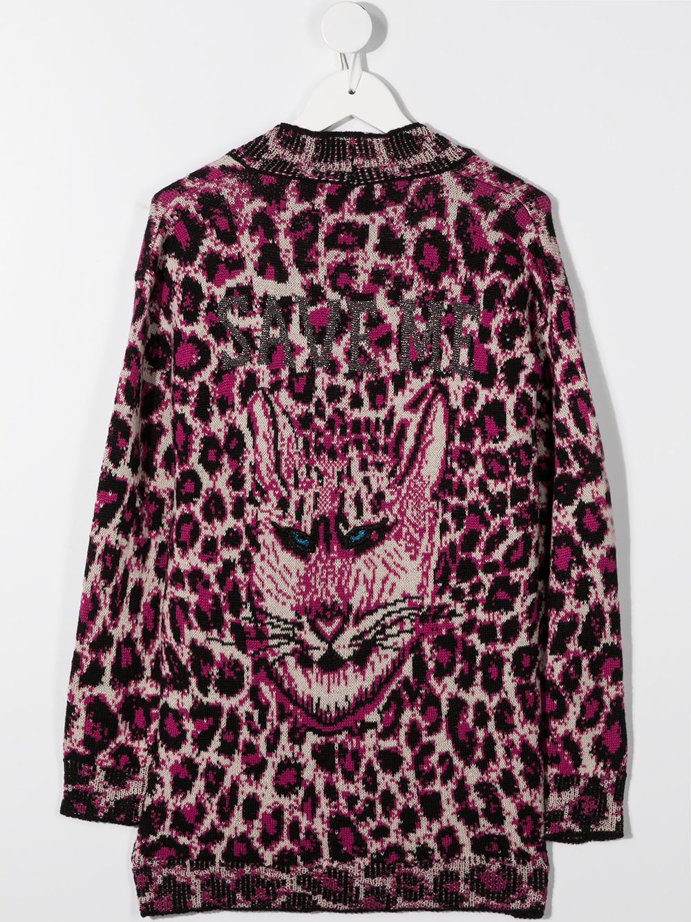 фото Alberta ferretti kids leopard print cardigan