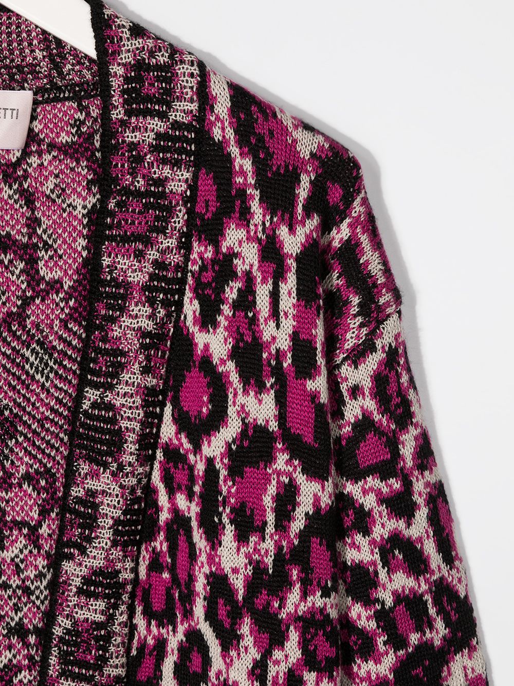 фото Alberta ferretti kids leopard print cardigan