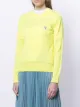 Maison Kitsuné logo patch merino pullover