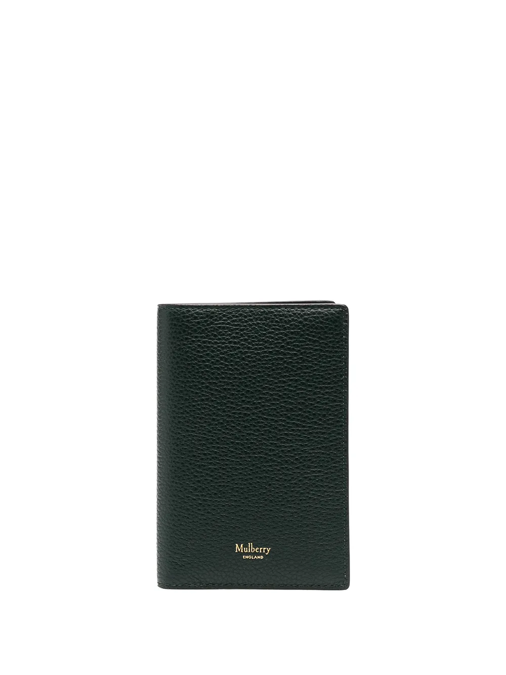 Mulberry Logo-embossed Passport Case In Green