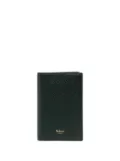 Mulberry logo-embossed passport case - Green