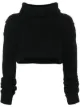 Image 1 of Andrea Ya'aqov cropped wool knit top