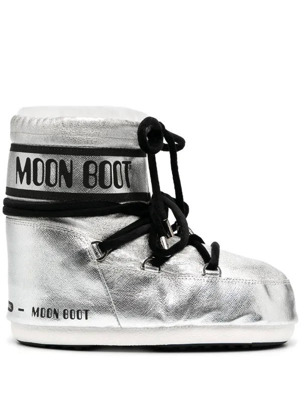 metallic moon boots