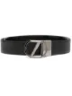 Ermenegildo Zegna debossed logo belt