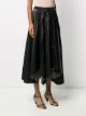 Nanushka Sunray Pleat midi skirt