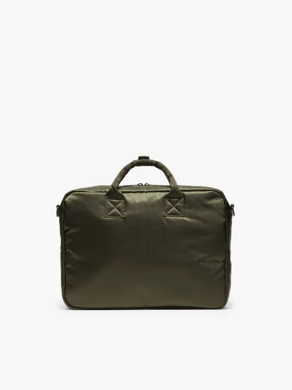 Olive Nylon PORTER 2-way Briefcase