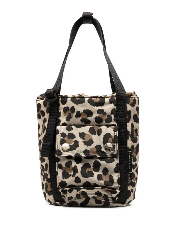 leopard bucket bag