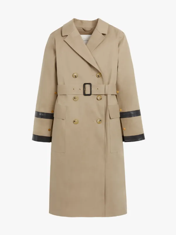 DEARG Fawn Bonded Cotton Trench Coat | LR-1027 | Mackintosh