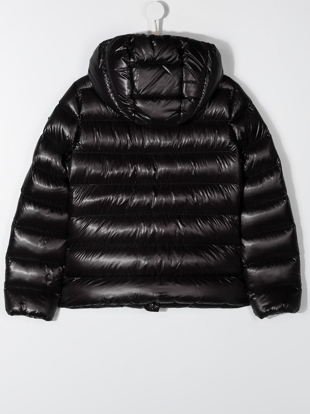 фото Moncler kids стеганая куртка с капюшоном