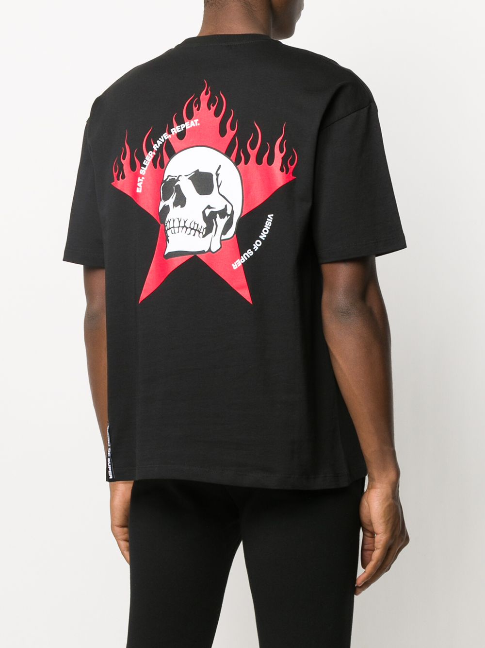 фото Vision of super skull print logo t-shirt