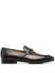 Image 1 of Salvatore Ferragamo Gancini-plaque slip-on loafers