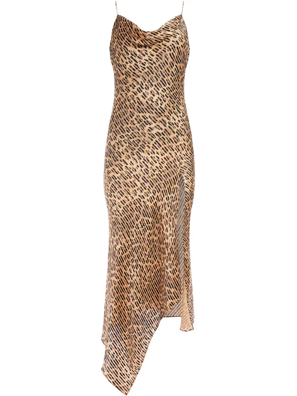 leopard dress slip