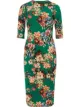 Image 1 of Alice+Olivia Delora fitted floral dress