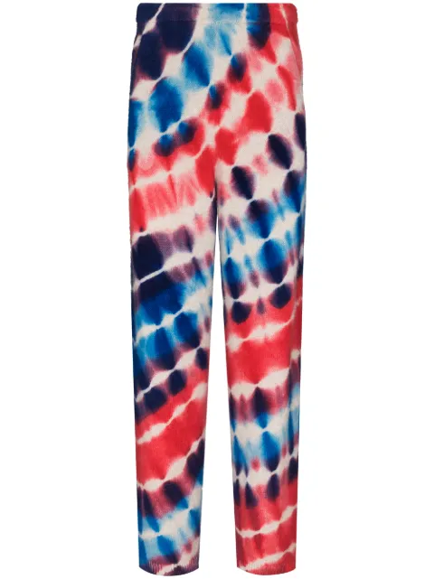 The Elder Statesman tie-dye print track pants