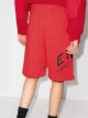Givenchy Refracted-logo cotton track shorts