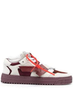 off white arrows patch high top sneakers