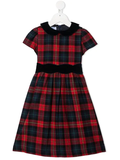 Siola robe à motif tartan