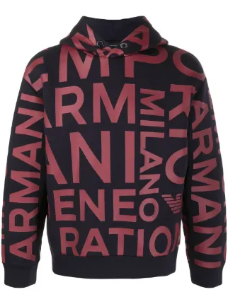 armani all over logo jacket