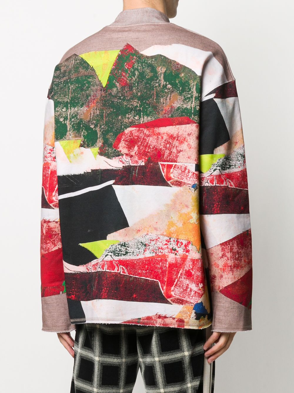 фото Kenzo patchwork-look long-sleeve jumper