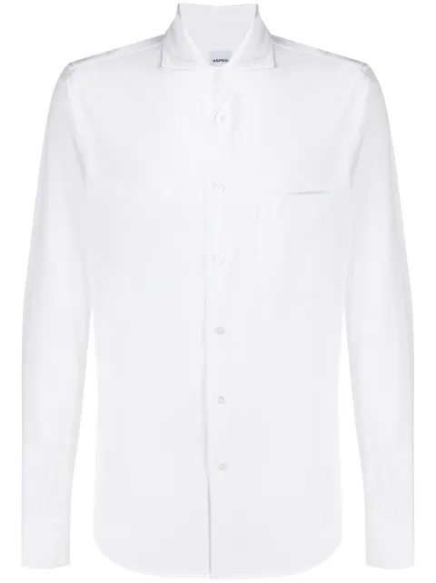 ASPESI camisa con cuello italiano