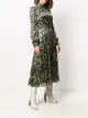 Goat Kendall leaf-print midi dress