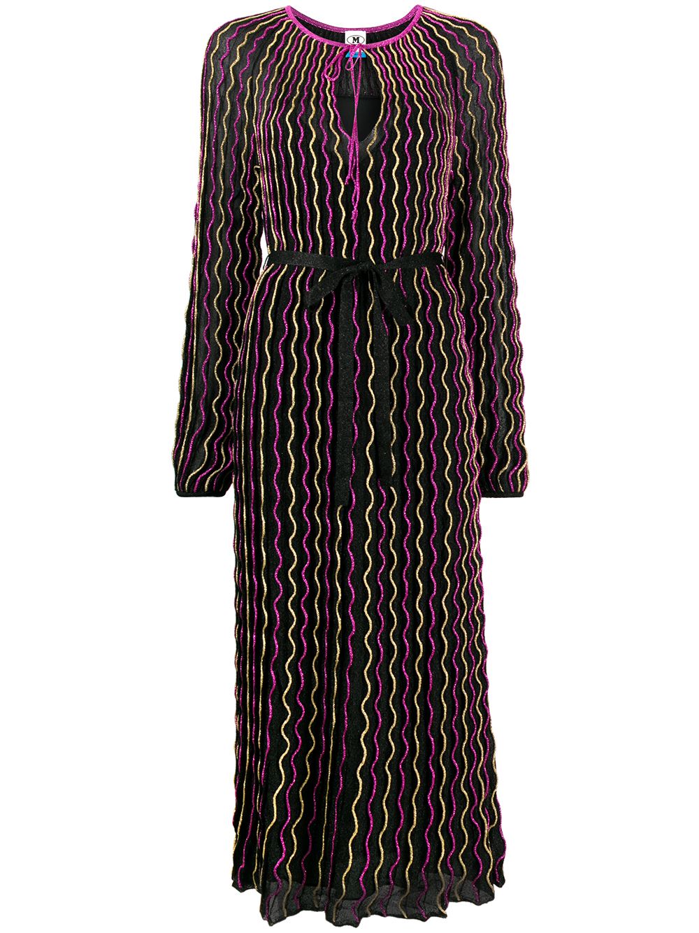 фото Missoni платье макси с узором зигзаг