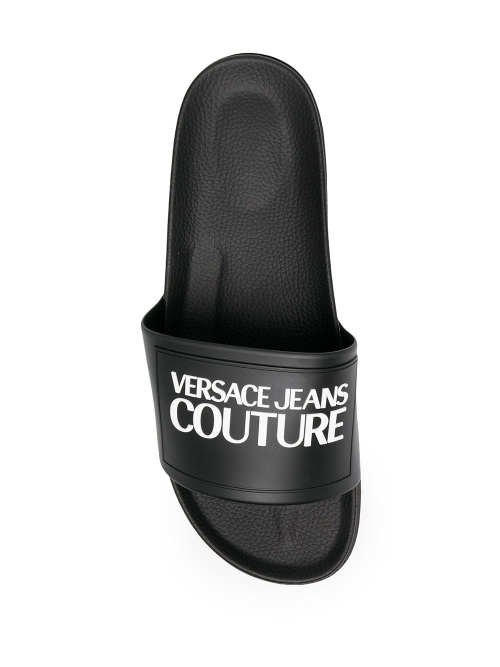 фото Versace jeans couture шлепанцы с логотипом