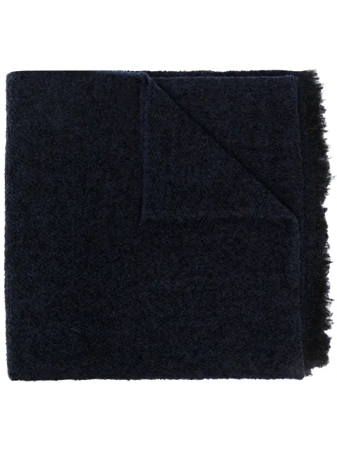 Rick Owens fringed edge scarf
