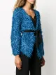 Antonella Rizza metallic tie-waist cardigan
