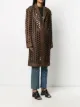 Maison Margiela معطف مثقب بصف أزرار
