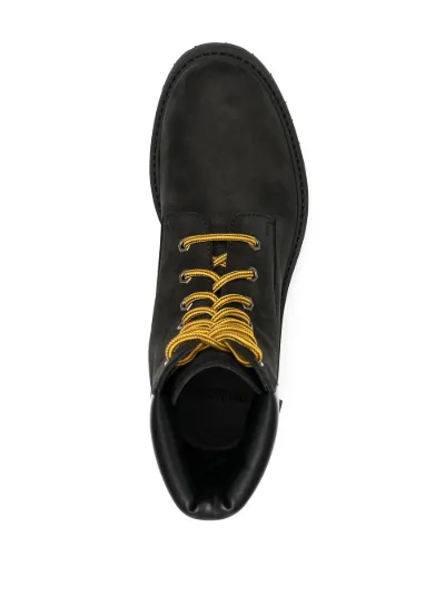 VETEMENTS Trucker lace-up ankle boots black | MODES