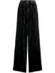Image 1 of Emporio Armani floral jacquard palazzo trousers
