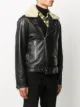 STAND STUDIO faux leather biker jacket