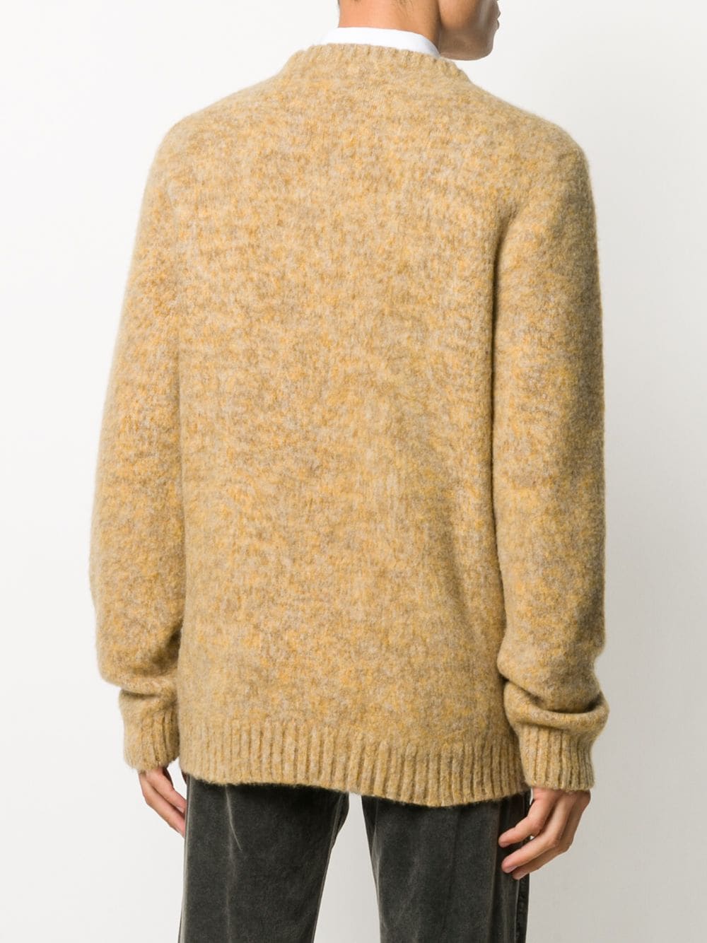 фото Massimo alba меланжевый свитер с круглым вырезом