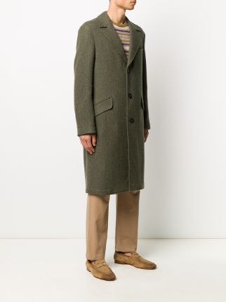 single breasted herringbone coat展示图