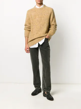 straight-leg corduroy trousers展示图