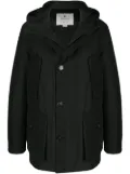 Woolrich single-breasted padded coat - Black