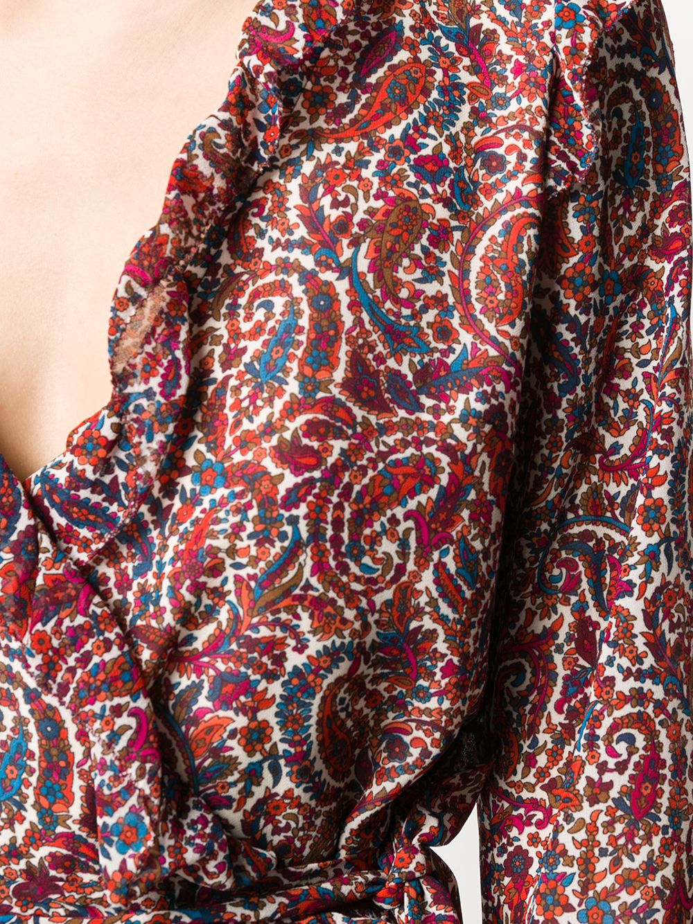 фото Michael michael kors платье-рубашка с принтом пейсли