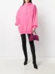 Image 2 of Balenciaga logo print cotton hoodie