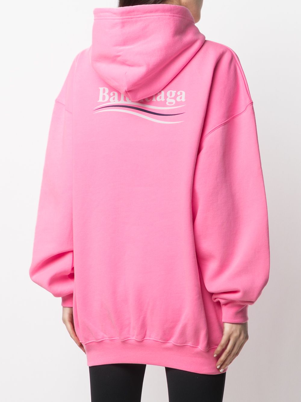 Pink Balenciaga 'New York' Hoodie