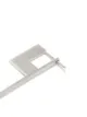 Hsu Jewellery Unfinishing Line silver swing earrings